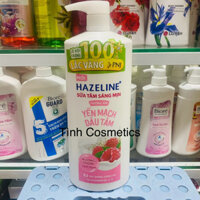 Sữa tắm Hazeline Yến mạch dâu tằm 1kg, tắm dưỡng ẩm sáng mịn, tái tạo da, hương thơm ngọt ngào 995ml