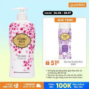 Sữa tắm hoa anh đào Double Rich Blooming Love 550g