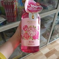 SỮA TẮM HOA HỒNG PURITE 850ML