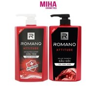 Sữa Tắm Hoặc Dầu Gội Cao Cấp Romano Attitude 650g