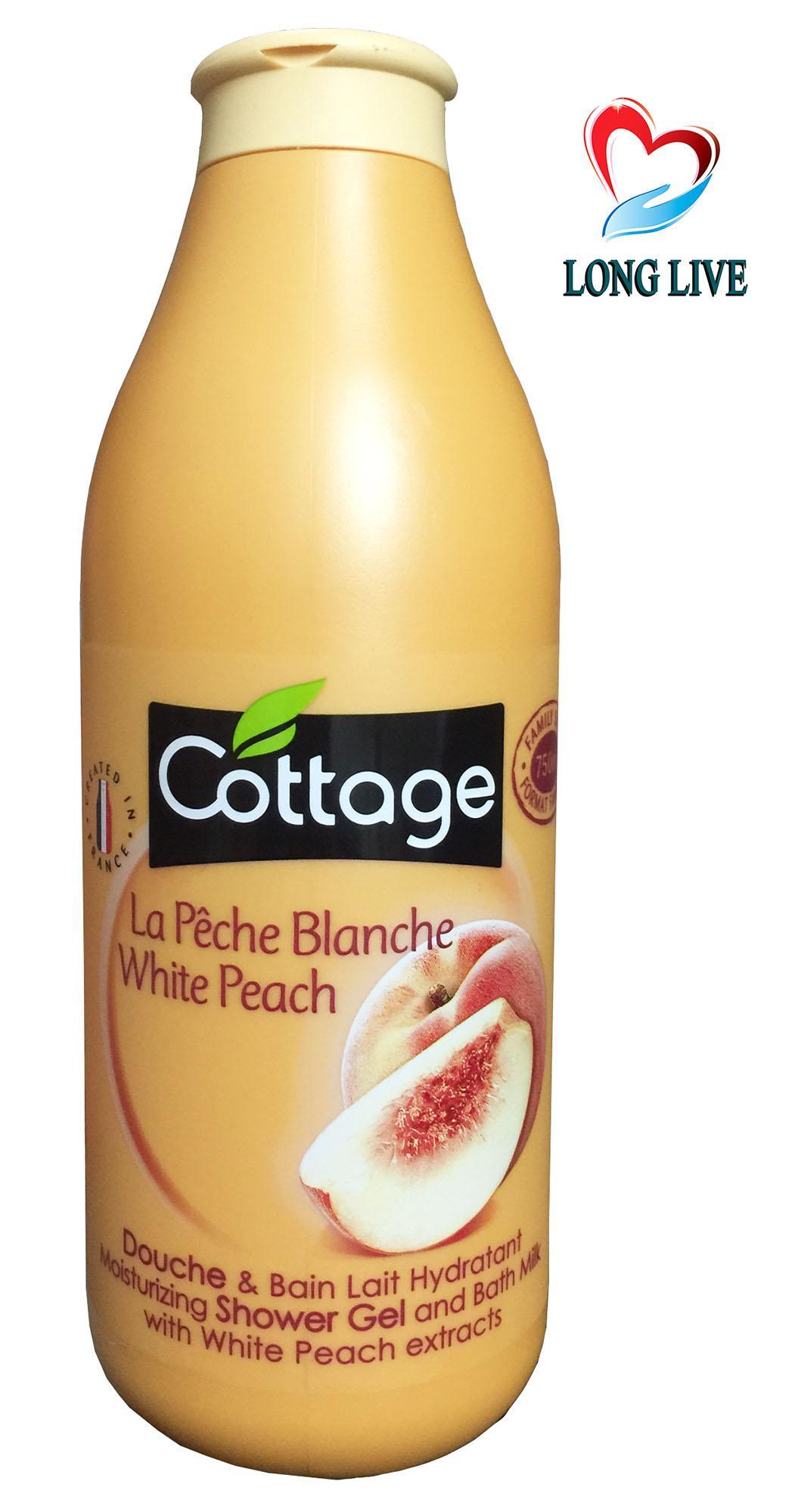 Sữa tắm hương đào Cottage White Peach 750ml