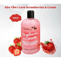 Sữa Tắm Hương Dâu I Love Strawberry Cream 500ml