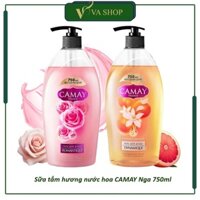 Sữa tắm hương nước hoa Camay Nga 750ml Romantique - Dynamique.