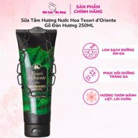 Sữa tắm hương nước hoa gỗ đàn hương Tesori DOriente Sandalwood And Vetiver 250ml