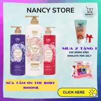 Sữa tắm hương nước hoa  HÀN QUỐC  ON THE BODY- dưỡng trắng, làm mịn da 1000ML