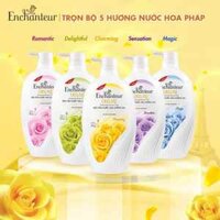Sữa tắm hương nước hoa Pháp Enchanteur Deluxe 650g - Mềm mịn như lụa Lưu hương 24H