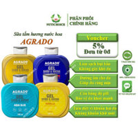 Sữa tắm hương nước hoa thuần chay làm sạch dưỡng ẩm da Agrado Gel Bano & Ducha Tây Ban Nha 04 mùi hương - Chai 750ml