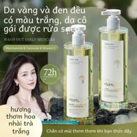 Sữa Tắm Hương Thơm Gỗ Đàn Hương Trà Trắng Mới Niacinamide Làm Trắng Da, Mụn Trứng Cá, Da Gà, Lưu Hương Lâu Dài, Ve Và Ch