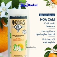 Sữa Tắm Hữu Cơ 92% Le Petit Marseillais Pháp 650ml Chiết Xuất Hoa Cam Giúp Da Mềm Mịn Tươi Mát
