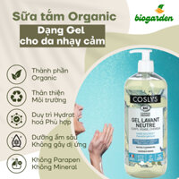 Sữa tắm hữu cơ dạng Gel dành cho da mỏng nhạy cảm 1L Coslys - Mỹ phẩm Organic - BioGarden
