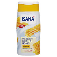 Sữa tắm ISANA Cremedusche Milch & Honig, 300 ml