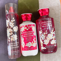 sữa tắm japanese cherry blossom bath & body works