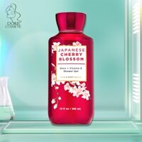 Sữa tắm Japanese Cherry Blossom shea + vitamin E shower gel - Bath & Body Works 295ml