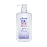 Sữa tắm Johnson PH5.5 2in1, 750ml