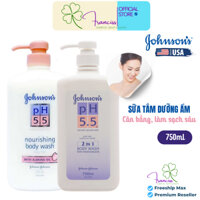 Sữa Tắm Johnson's Adult pH 5.5 Dưỡng Ẩm Da Dành Cho Người Lớn 750ml