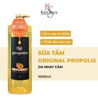 Sữa tắm keo ong dưỡng ẩm, dưỡng da mềm mại AEkyung showermate Honeyrop Propolis 1000ml