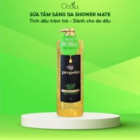 Sữa tắm keo ong Hàn Quốc Shower Mate Green Propolis tinh dầu tràm trà dưỡng ẩm mềm mịn, sáng da dành cho da dầu 1000ml