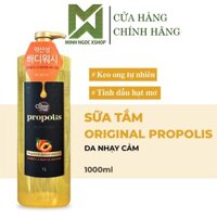 Sữa tắm keo ong Hàn Quốc Shower Mate Royal Propolis Apricot Seed Oil dưỡng ẩm mềm mịn, sáng da 1000ML