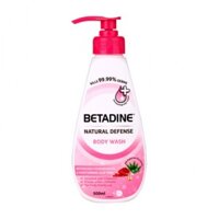 SỮA TẮM KHÁNG KHUẨN CHIẾT XUẤT HẠT LỰU VÀ LÔ HỘI BETADINE (500ML)