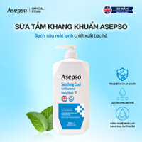 Sữa Tắm Kháng Khuẩn Dưỡng Da ASEPSO Sạch Sâu Mát Lạnh Hương Bạc Hà 1000ml