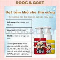 Sữa tắm khô SOS ENOUG, bọt tắm không dùng nước cho thú cưng - DOOG&CAAT