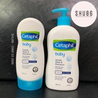 Sữa tắm kiêm dầu gội trẻ em Cetaphil 230ml và 400ml của Úc