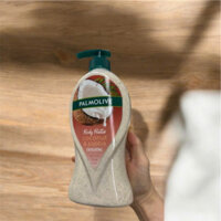 Sữa tắm kiêm tẩy tế bào cho da Palmolive Úc coconut & jojoba 750ml CHUẨN ÚC