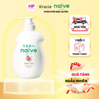 Sữa Tắm Kracie Naive Chiết Xuất Từ Lá Đào Body Wash Peach Leaf (530ml) [SamuelCosmetics]