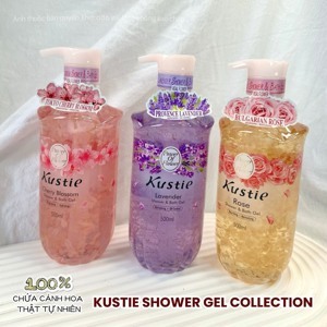 Sữa tắm Kustie Cherry Blossom chiết xuất hoa anh đào 500ml