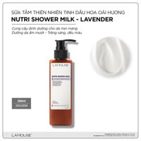 Sữa tắm Lá House Nutri Shower Milk Peppermint Essential Oil 250ml (hương Lavender/ Tinh Dầu Bạc Hà)