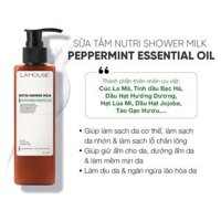 Sữa tắm làm dịu,làm sạch da Lá House Nutri Shower Milk 250ml Lavender Peppermint - Peppermint