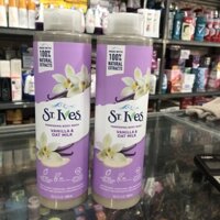 Sữa Tắm Làm Mịn Da St.Ives Vanilla & Oat Milk Pampering Body Wash Body Wash 650ml