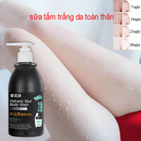 Sữa tắm làm trắng da,Sữa tắm làm trắng bùn núi lửa làm trắng da nhanh làm trắng da toàn thân250ML