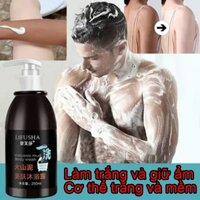 Sữa tắm làm trắng sữa tắm  bùn núi lửa Sữa tắm dưỡng ẩm 250ml tẩy tế bào chết kiểm soát dầu để bảo vệ da nhạy cảm