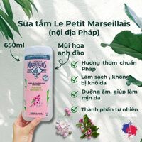 Sữa tắm Le Petit Marseillais 650ml giúp da mềm mịn, mượt da, thơm đậm hương thơm Pháp, hàng nội địa pháp