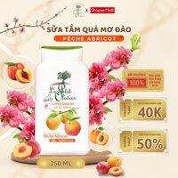 Sữa Tắm Le Petit Olivier Chiết Xuất Quả Mơ Đào giúp dưỡng ẩm, ngăn ngừa mụn và làm trắng da 250ML