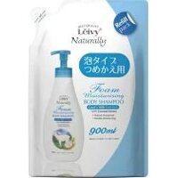 Sữa tắm Leivy Naturally Foam Moisturising Body Shampoo Goat’s Milk Enriched túi 900ml