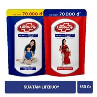 Sữa tắm lifebouy diệt vi khuẩn 850g túi siêu tiết kiệm
