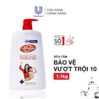 SỮA TẮM LIFEBUOY BẢO VỆ KHỎI VI KHUẨN/DƯỠNG ẨM CHAI 1,1 KG/1 KG: