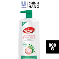 Sữa Tắm Lifebuoy Detox Và Sạch Sâu Khỏi Bụi Mịn Pm2.5 Và Vi Khuẩn Tràm Trà Muối Hồng 100 Từ Thiên Nhiên Chai 800G