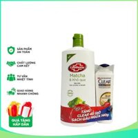 Sữa tắm Lifebuoy matcha & khổ qua + Dầu gội Clear 48 giờ sạch gàu ngứa 140g