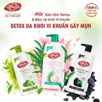 Sữa tắm Lifebuoy matcha khổ qua/ than hoạt tính/muối hồng bảo vệ khỏi vi khuẩn gây mùi cơ thể