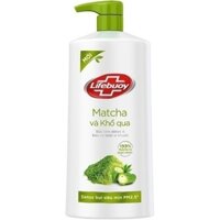 Sữa tắm Lifebuoy thiên nhiên Giảm mụn Matcha & Khổ qua 800g