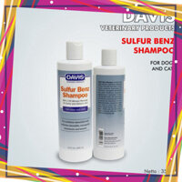 Sữa tắm loại bỏ viêm da,da liễu và chất nhờn trên da - DAVIS Sulfur Benz Shampoo With 2.5% Benzoyl Peroxide