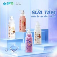 Sữa Tắm Lưu Hương Dưỡng Trắng Dưỡng Ẩm  Belight Dưỡng Da Mềm Mịn Chiết Xuất Thiên Nhiên 700ml - Sữa tắm Gạo và Vitamin E