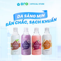 Sữa Tắm Lưu Hương Dưỡng Trắng Dưỡng Ẩm Belight Dưỡng Da Mềm Mịn Chiết Xuất Thiên Nhiên 330ml - Sữa tắm Gạo và Vitamin E