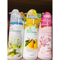 SỮA TẮM MANIS WHITE BODY SHAMPOO TRẮNG DA 450ML CHIẾT XUẤT HOA CÚC THƠM MÁT,CHANH YUZU,HOA ANH ĐÀO
