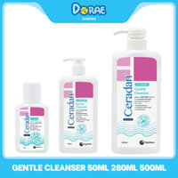 Sữa tắm mặt và body dịu nhẹ Ceradan Gentle Cleanser dưỡng ẩm, tắm khô hoặc tắm ướt cho trẻ em và người lớn