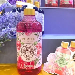 Sữa tắm mềm mịn Purité hoa hồng 850ml