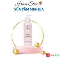 Sữa tắm men bia Mini Garden Whitening body wash dưỡng da trắng hồng 250ml